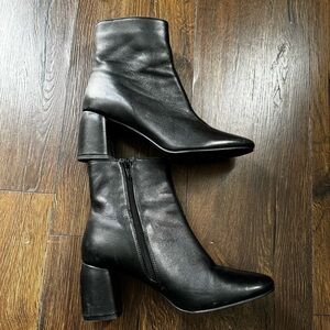 Topshop Black Ankle Booties